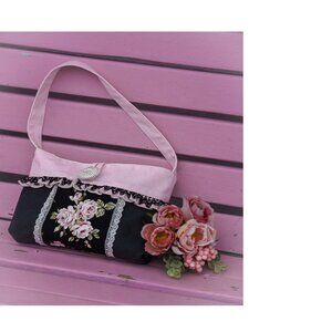 NWT Dollcake Tea Rose Girls Bag great for vintage shoot